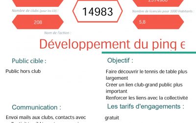 Ligue CVL – Développement du ping extérieur