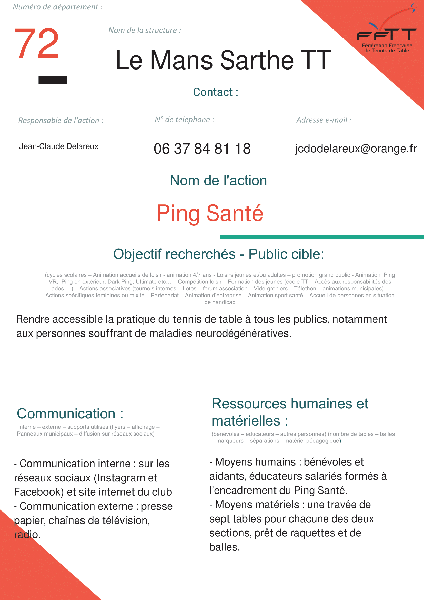 Le Mans Sarthe - Ping Santé-1