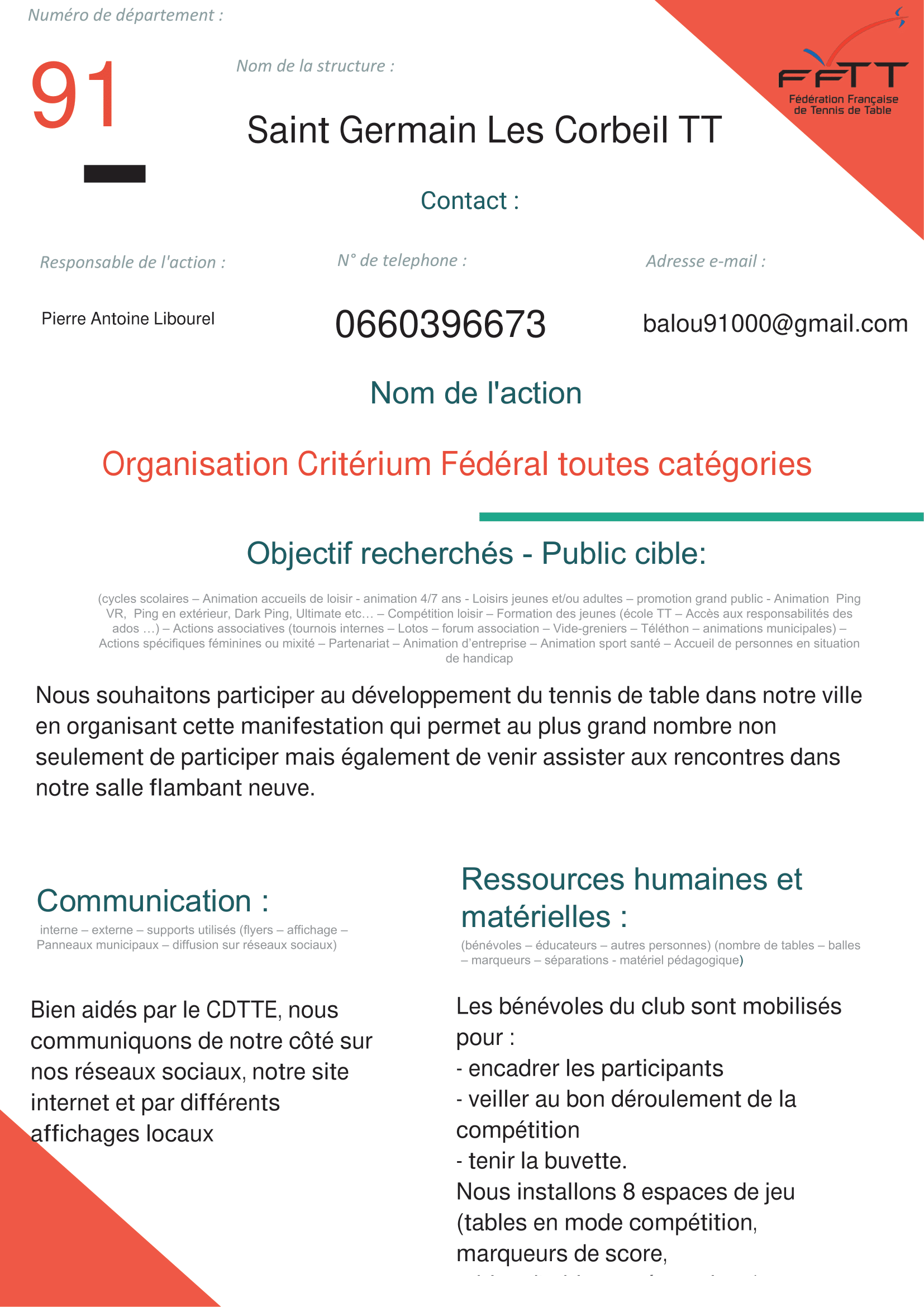 St Germain Les Corbeil TT - CF-1