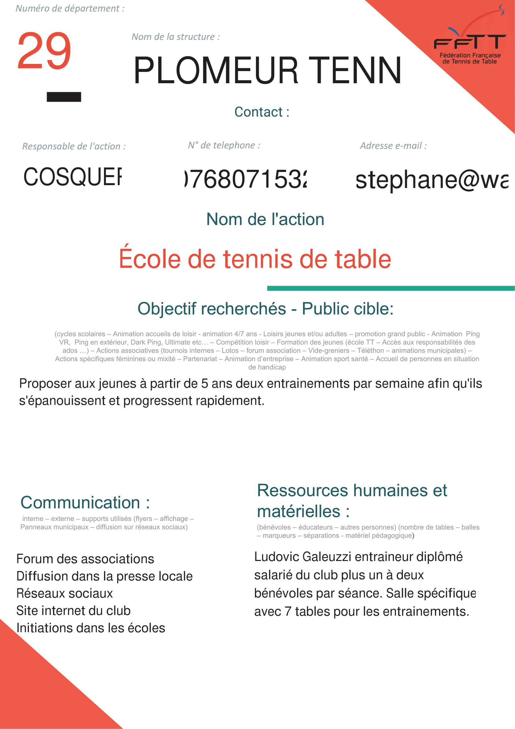 Plomeur TT - Formation des Jeunes-1