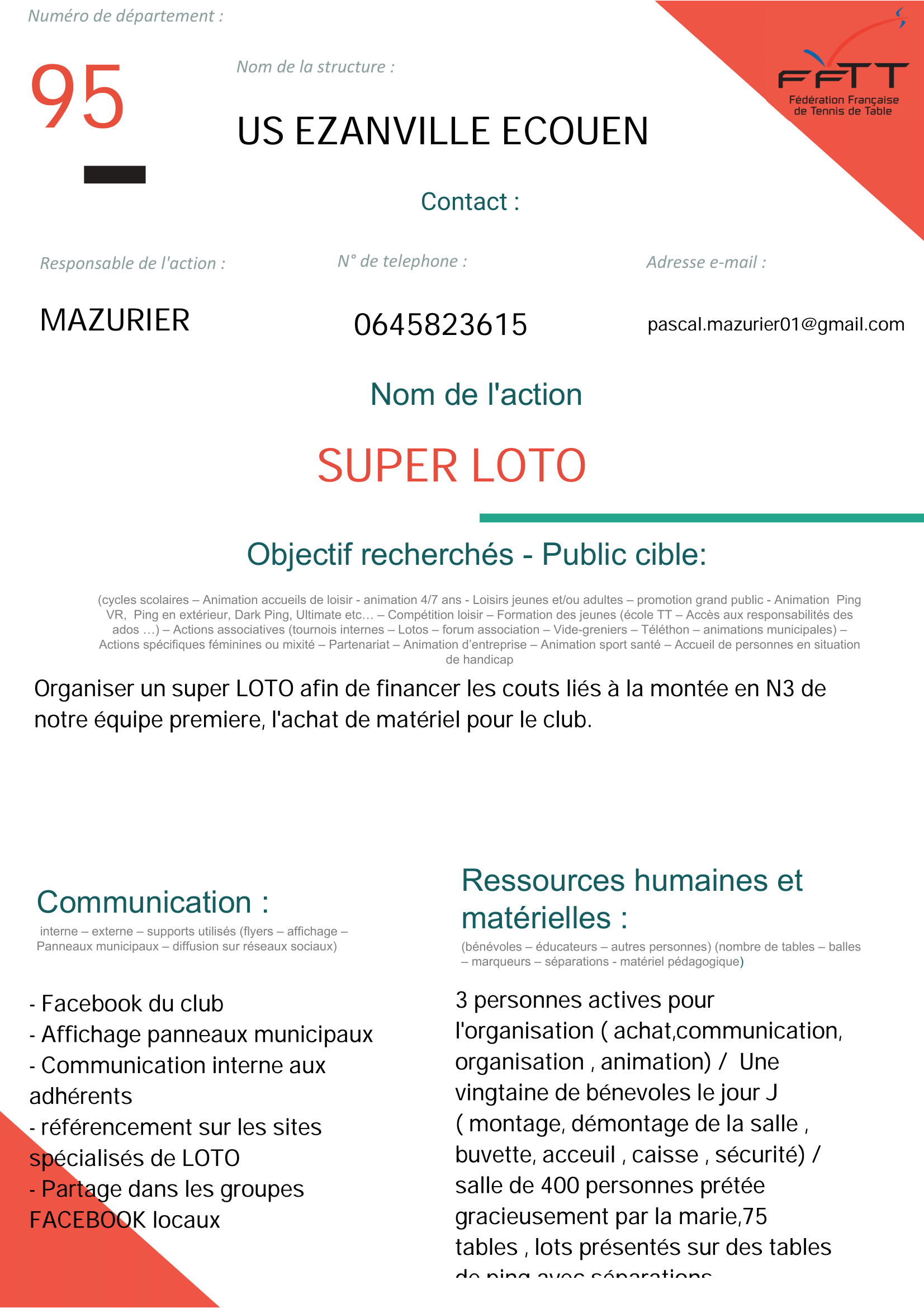 US Ezanville Ecouen - Super Loto-1