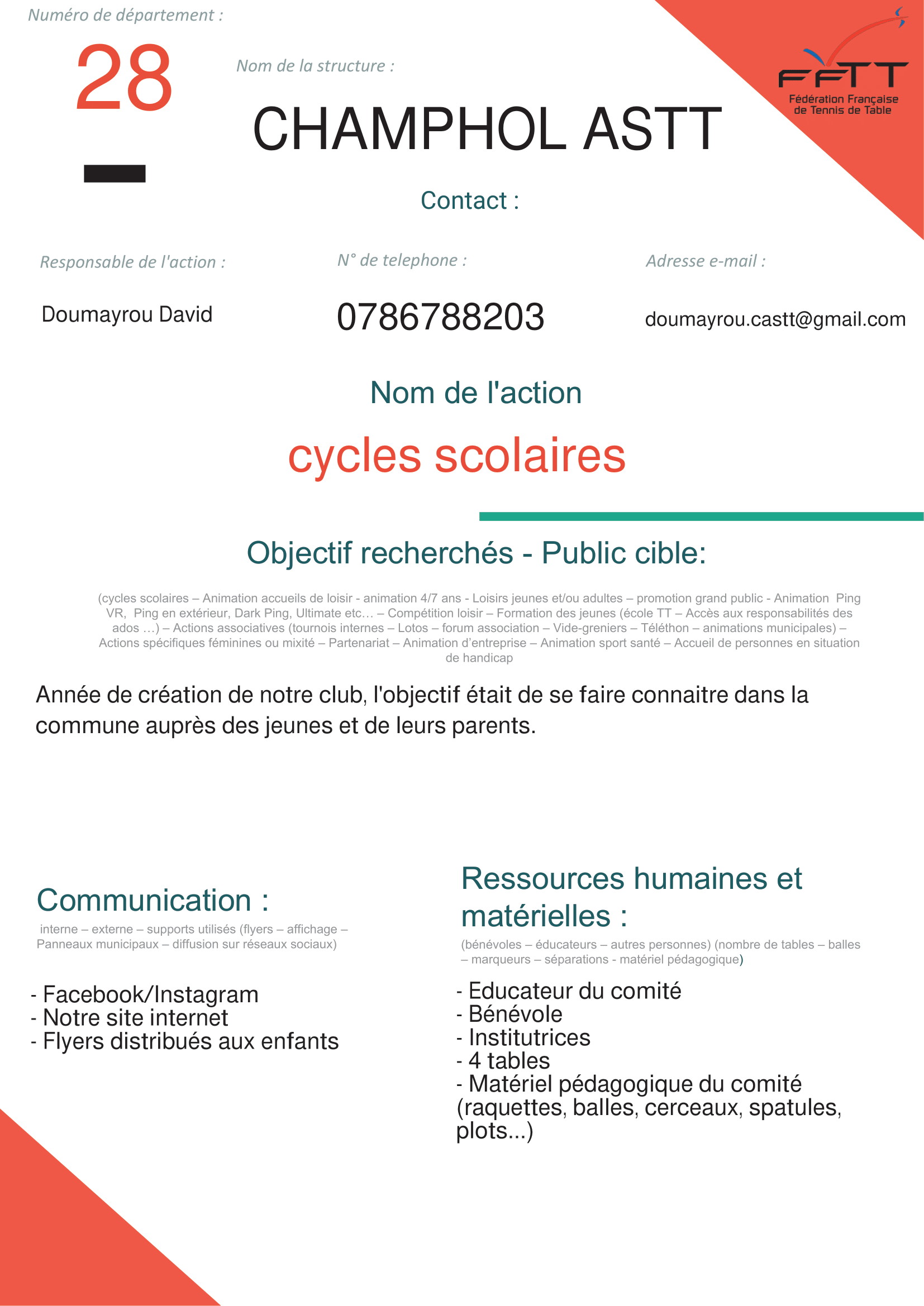 CHAMPHOL ASTT - Cycles scolaires-1