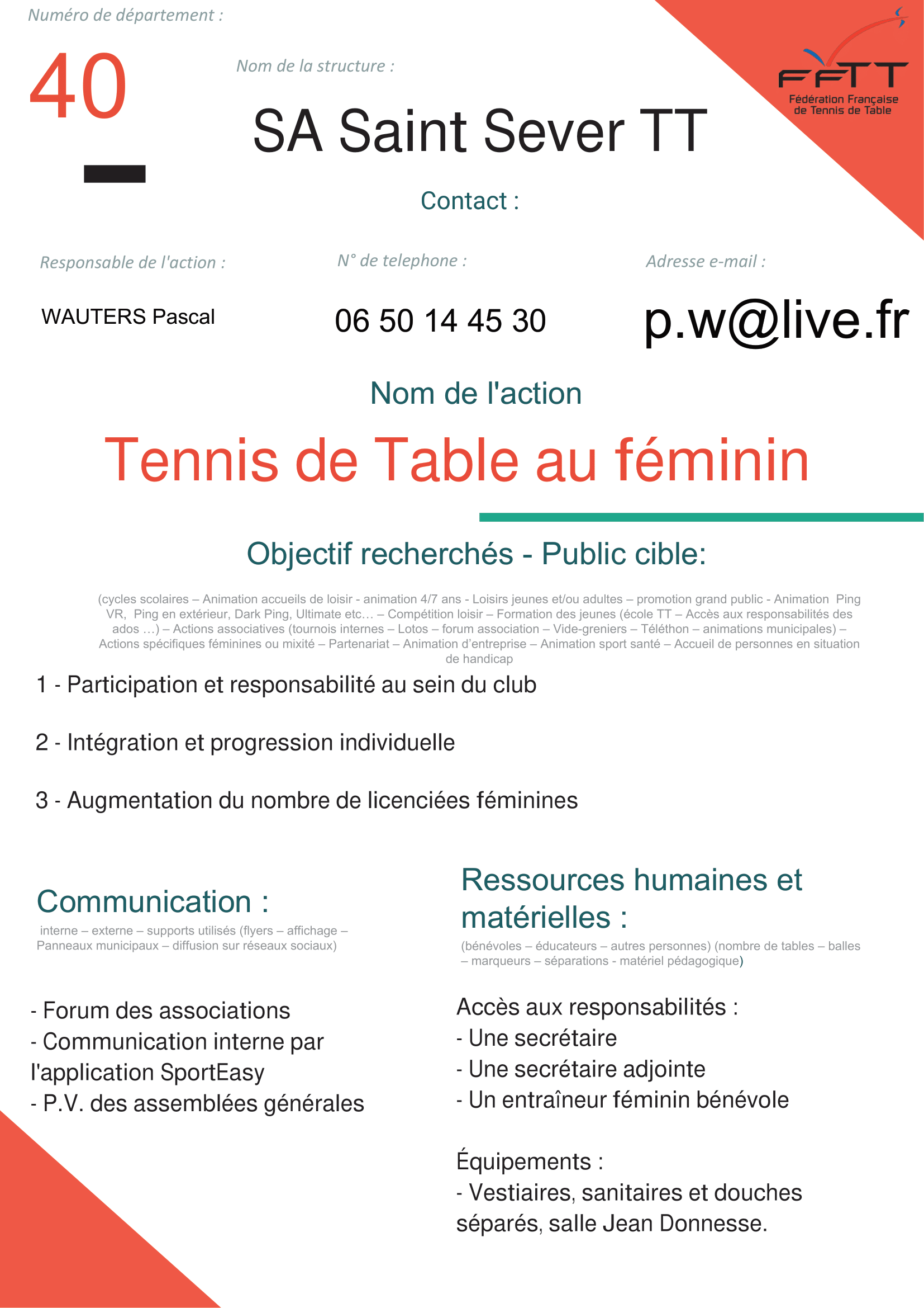 SA ST SEVER TT - TT au féminin-1