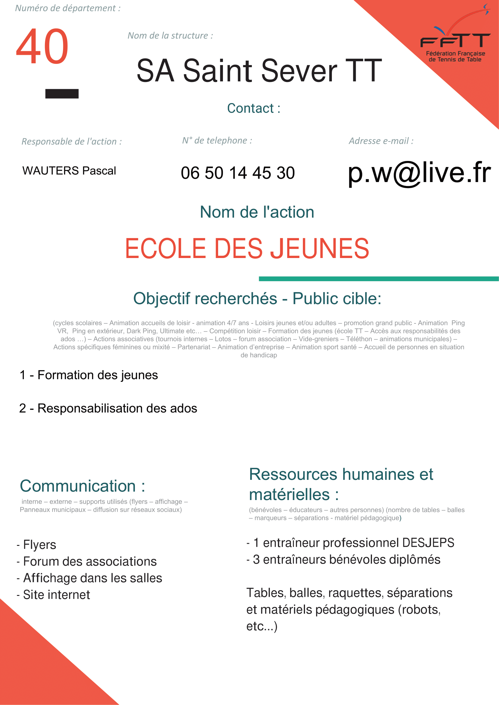 SA ST SEVER - école jeunes-1