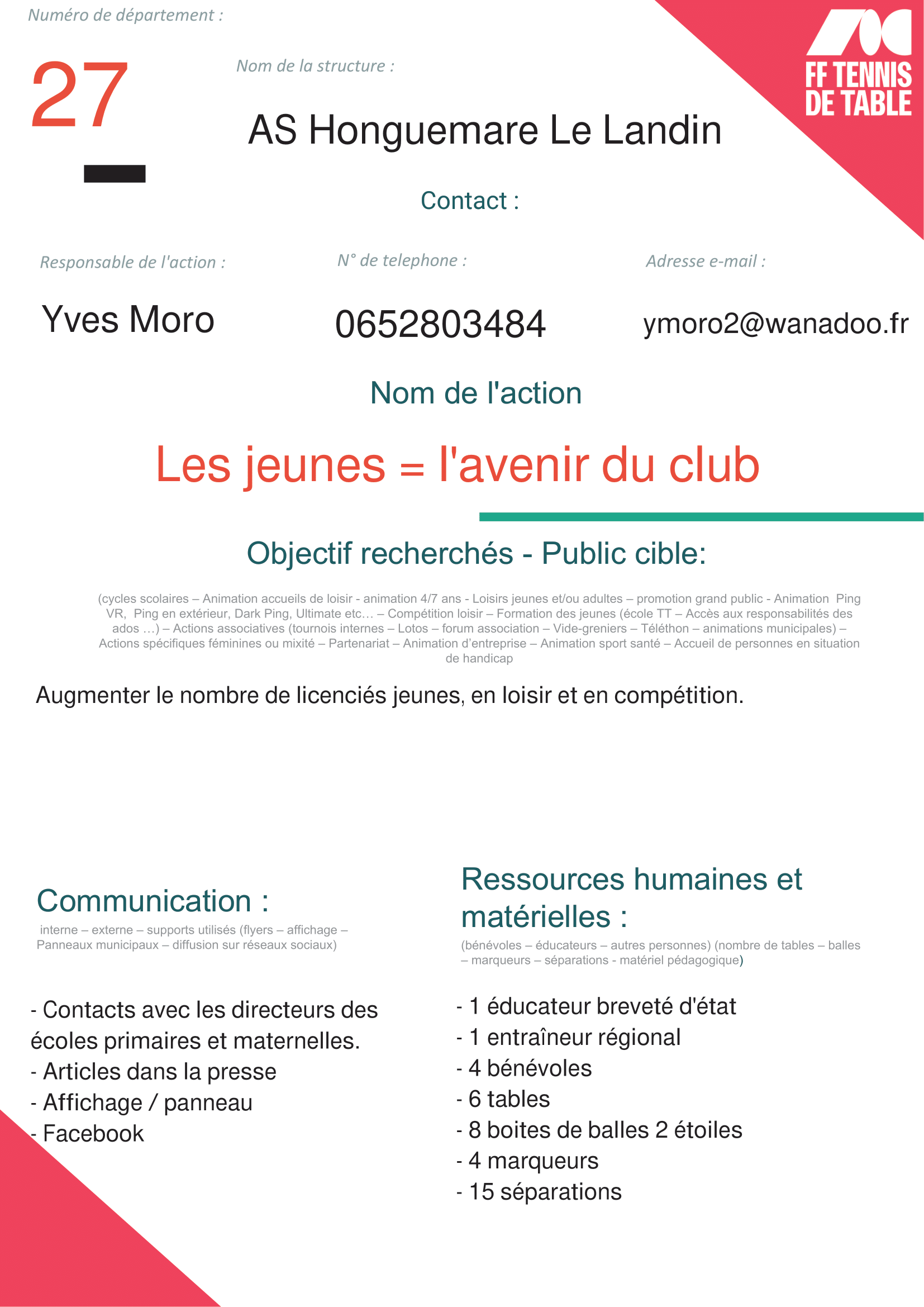 AS Honguemare Le Landin - Jeunes et écoles-1