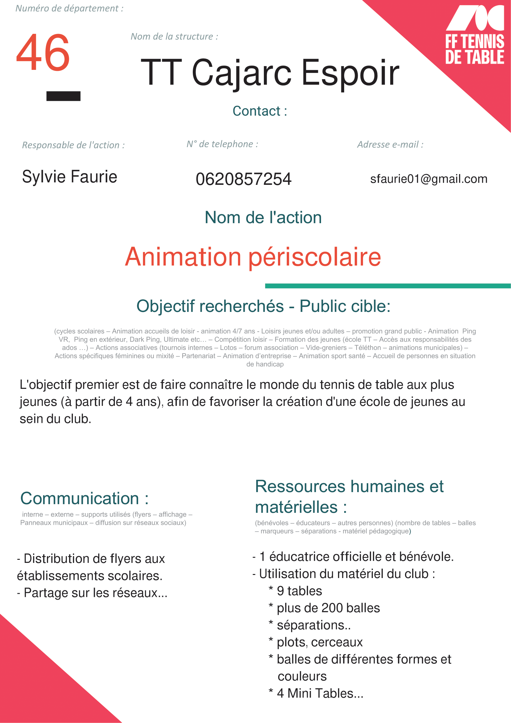 Cajarc Espoir TT - Animation périscolaire-1