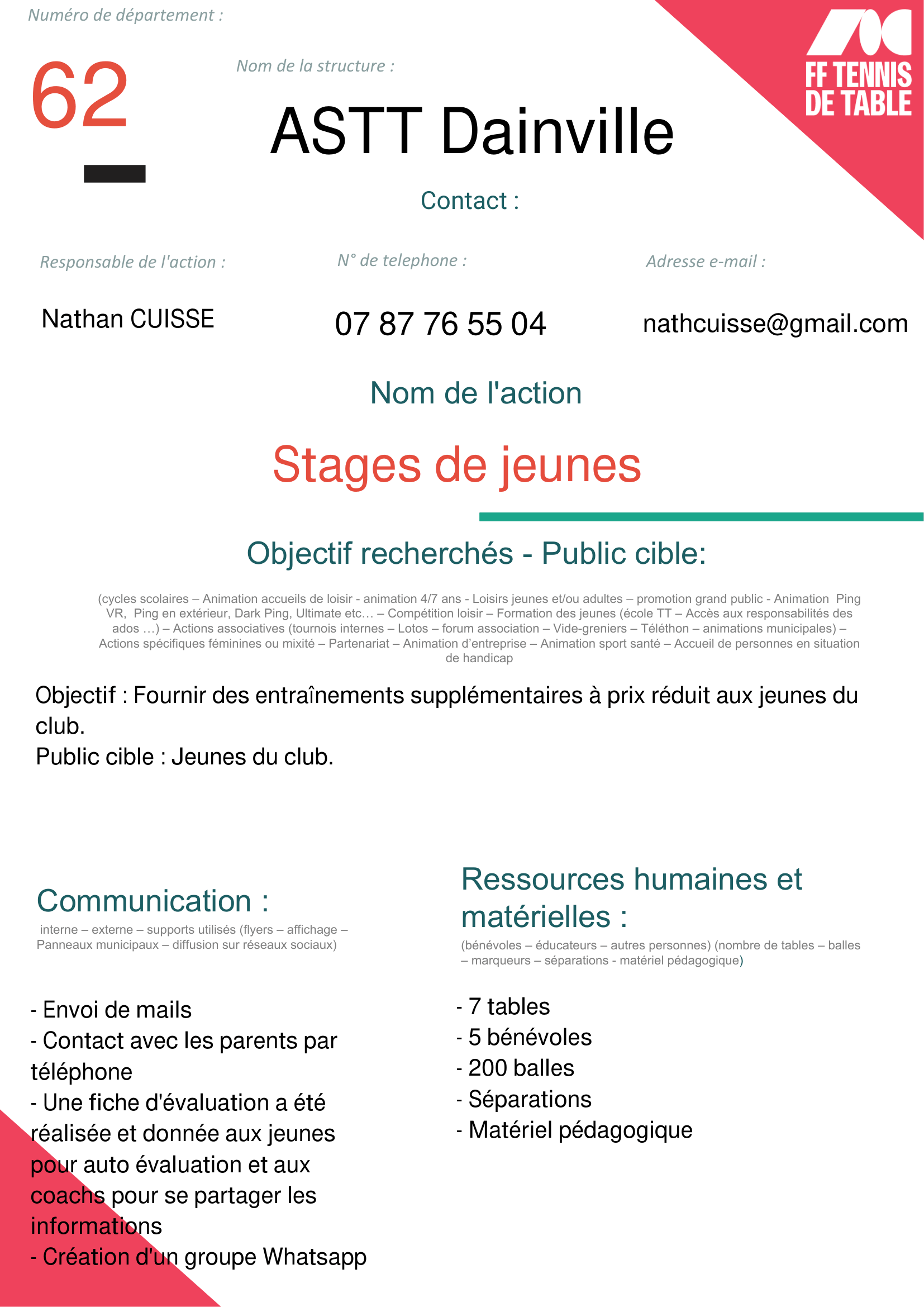 Dainville - stages jeunes-1