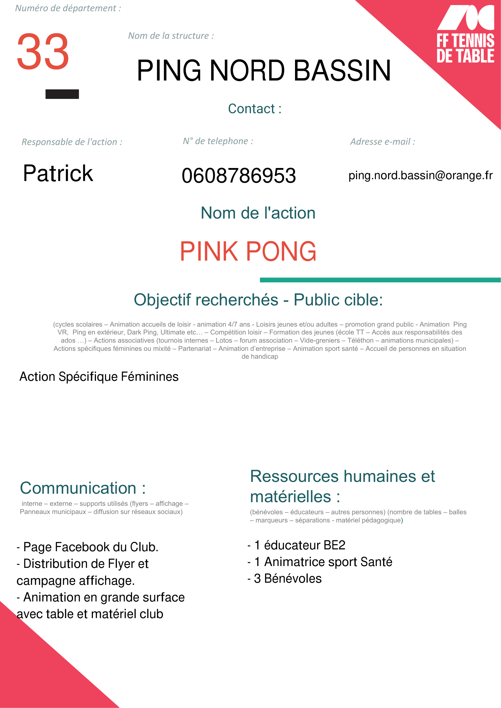 super Ping Nord Bassin - Pink pong-1