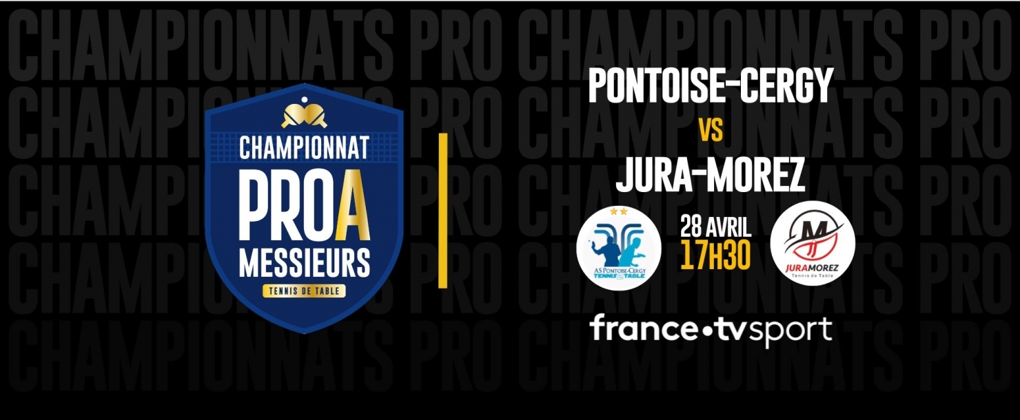 Pontoise-Cergy - Jura-Morez à suivre sur FranceTV Sport (1/1)