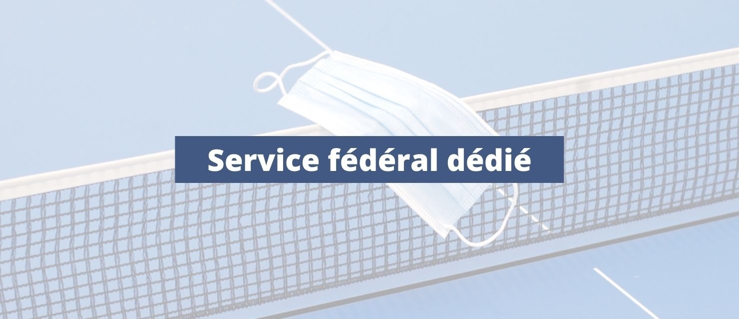 Le plan de relance pour le service fédéral dédié